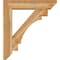 Ekena Millwork Merced Slat Rough Sawn Bracket w/ Offset Brace, Western Red Cedar, 8"W x 36"D x 40"H BKT0806X36X40MRC06RWR - alternate 4